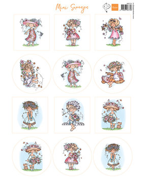 Marianne Design Decoupage A4 Sheet Hetty's Mini's Summer Snoesjes (HK1711) (DISCONTINUED) Marianne Design Decoupage A4 Sheet Hetty's Mini's Summer Snoesjes (HK1711) (DISCONTINUED)