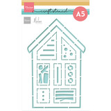 Marianne Design Craft Stencil A5 by Marleen Insect Hotel (PS8141) (DISCONTINUED)