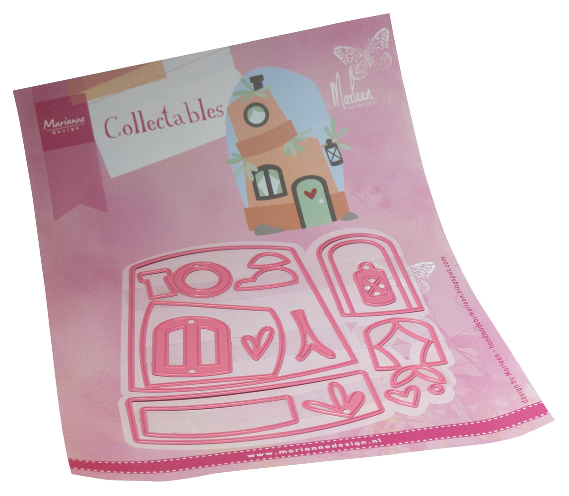 Marianne Design Collectables Dies by Marleen Flowerpot House (COL1527) (DISCONTINUED)