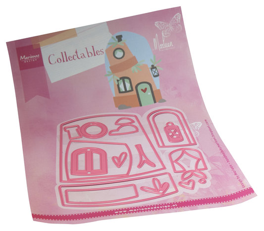 Marianne Design Collectables Dies by Marleen Flowerpot House (COL1527) (DISCONTINUED)