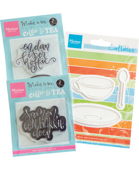 Marianne Design Maker Is Me/Craftables Assorti Koffie & Thee NL (PA4172) (DISCONTINUED) Marianne Design Maker Is Me/Craftables Assorti Koffie & Thee NL (PA4172) (DISCONTINUED)