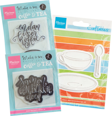 Marianne Design Maker Is Me/Craftables Assorti Koffie & Thee NL (PA4172) (DISCONTINUED) Marianne Design Maker Is Me/Craftables Assorti Koffie & Thee NL (PA4172) (DISCONTINUED)