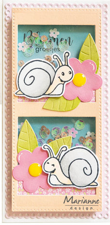 Marianne Design Collectables Stamp & Die Eline's Animals Little Critters (EC0200) (DISCONTINUED)