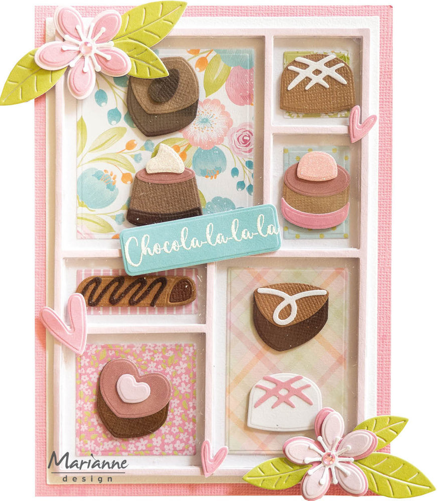 Marianne Design Collectables Dies by Marleen Chocolates (COL1528) (DISCONTINUED)