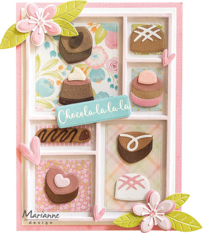 Marianne Design Collectables Dies by Marleen Chocolates (COL1528) (DISCONTINUED)