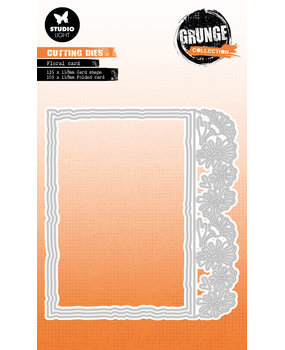 Studio Light Floral Card Grunge Dies (SL-GR-CD501) (OUTLET) Studio Light Floral Card Grunge Dies (SL-GR-CD501) (OUTLET)