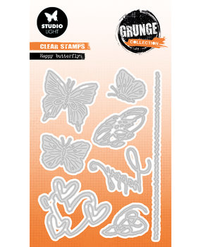 Studio Light Happy Butterfly Grunge Dies (SL-GR-CD502) (OUTLET) Studio Light Happy Butterfly Grunge Dies (SL-GR-CD502) (OUTLET)