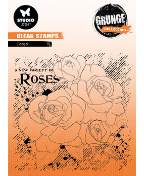 Studio Light Roses Grunge Stamps (SL-GR-STAMP401) (OUTLET) Studio Light Roses Grunge Stamps (SL-GR-STAMP401) (OUTLET)