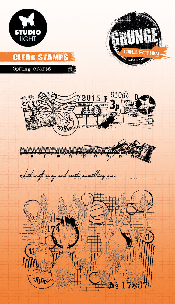 Studio Light Spring Crafts Grunge Stamps (SL-GR-STAMP398) (OUTLET) Studio Light Spring Crafts Grunge Stamps (SL-GR-STAMP398) (OUTLET)