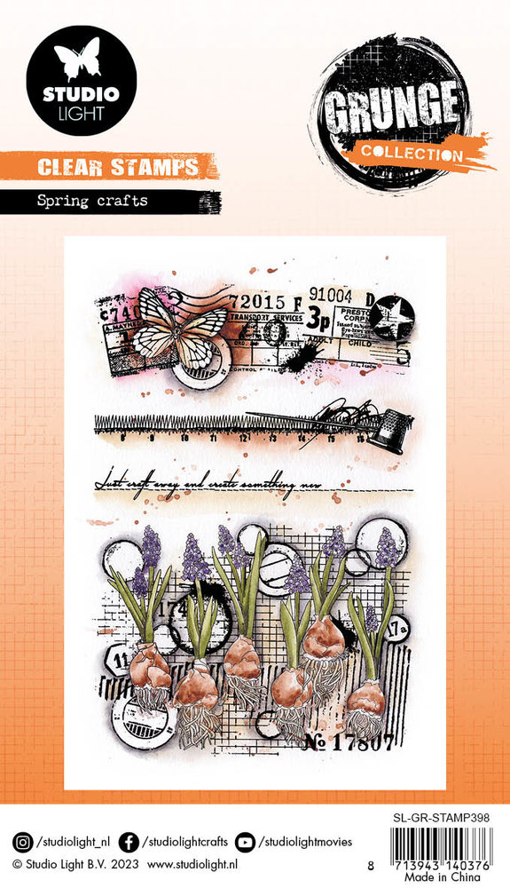 Studio Light Spring Crafts Grunge Stamps (SL-GR-STAMP398) (OUTLET) Studio Light Spring Crafts Grunge Stamps (SL-GR-STAMP398) (OUTLET)