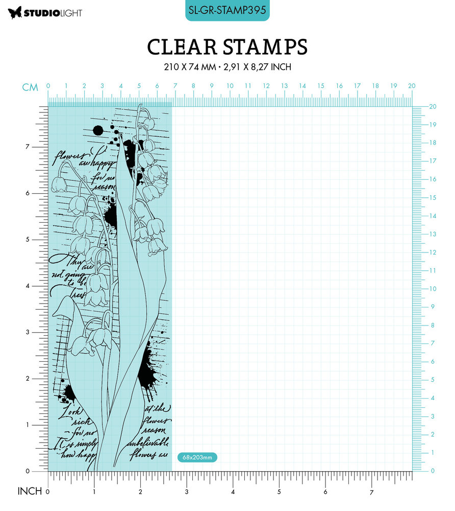 Studio Light Lily of the Valley Grunge Stamps (SL-GR-STAMP395) (OUTLET) Studio Light Lily of the Valley Grunge Stamps (SL-GR-STAMP395) (OUTLET)