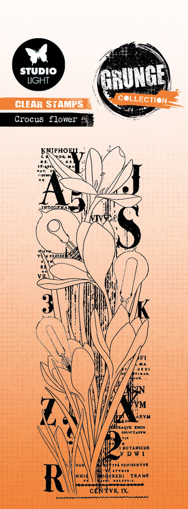 Studio Light Crocus Flower Grunge Stamps (SL-GR-STAMP392) (OUTLET) Studio Light Crocus Flower Grunge Stamps (SL-GR-STAMP392) (OUTLET)