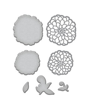Spellbinders Darling Dahlias Etched Dies (S3-470) (OUTLET) Spellbinders Darling Dahlias Etched Dies (S3-470) (OUTLET)