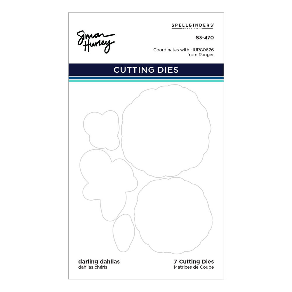 Spellbinders Darling Dahlias Etched Dies (S3-470) (OUTLET) Spellbinders Darling Dahlias Etched Dies (S3-470) (OUTLET)