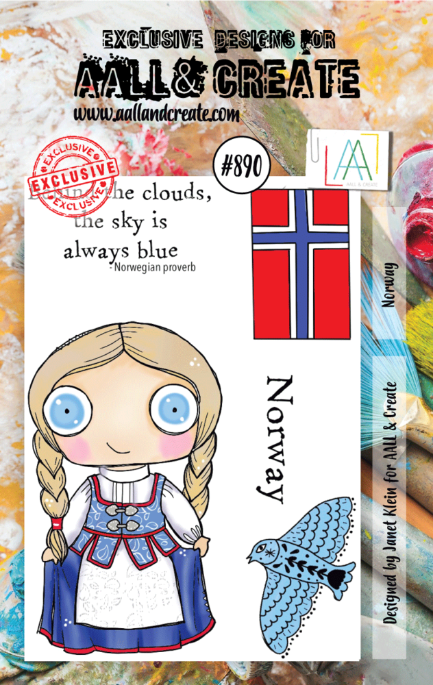 Aall and Create Stamp Set A7 Norway (AALL-TP-890) (OUTLET)