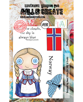 Aall and Create Stamp Set A7 Norway (AALL-TP-890) (DISCONTINUED)