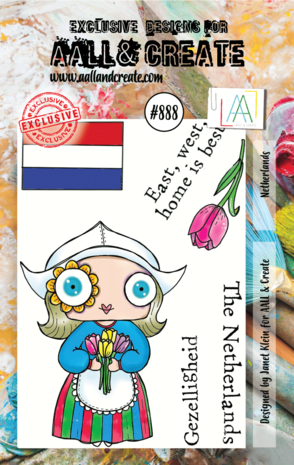 Aall and Create Stamp Set A7 Netherlands (AALL-TP-888) (DISCONTINUED)