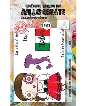 Aall and Create Stamp Set A7 Italy (AALL-TP-884) (OUTLET)
