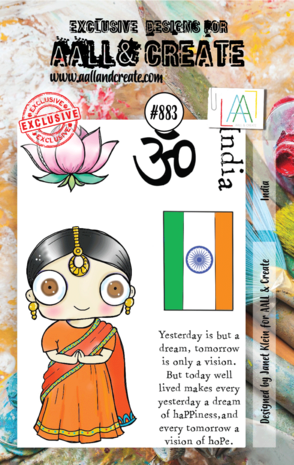 Aall and Create Stamp Set A7 India (AALL-TP-883) (OUTLET) Aall and Create Stamp Set A7 India (AALL-TP-883) (OUTLET)