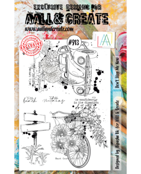Aall and Create Stamp Set A5 Don't Stop Me Now (AALL-TP-913) (DISCONTINUED)