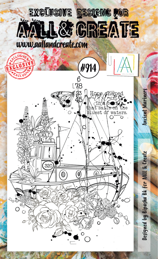 Aall and Create Stamp Set A6 Ancient Mariners (AALL-TP-914) (DISCONTINUED)