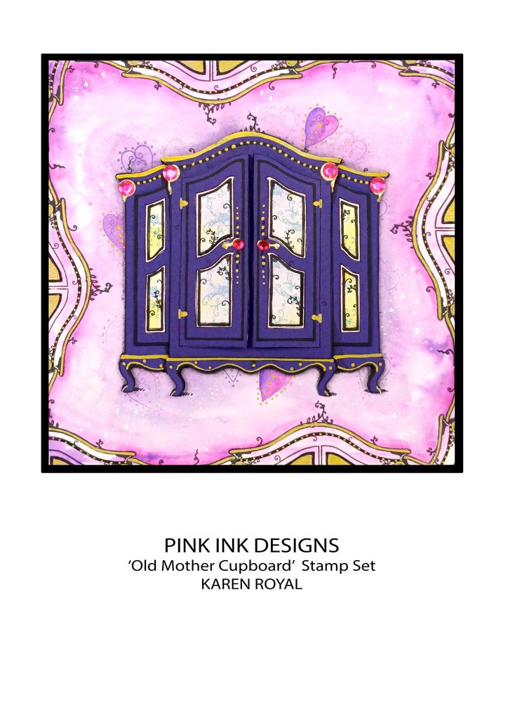 Pink Ink Designs Old Mother Cupboard A5 Clear Stamps (PI208) (OUTLET) Pink Ink Designs Old Mother Cupboard A5 Clear Stamps (PI208) (OUTLET)