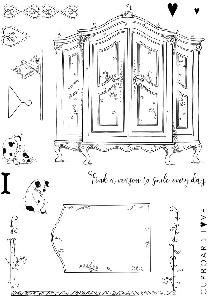 Pink Ink Designs Old Mother Cupboard A5 Clear Stamps (PI208) (OUTLET) Pink Ink Designs Old Mother Cupboard A5 Clear Stamps (PI208) (OUTLET)