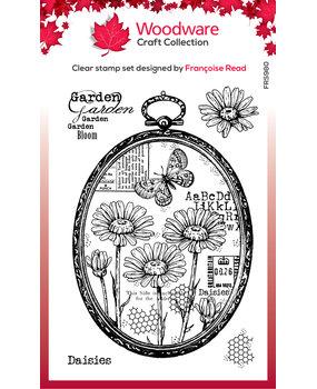 Woodware Daisy Frame Clear Stamps (FRS980) (OUTLET) Woodware Daisy Frame Clear Stamps (FRS980) (OUTLET)