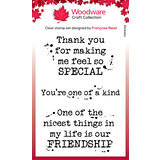 Woodware Kind Words Clear Stamps (FRM059) (OUTLET)