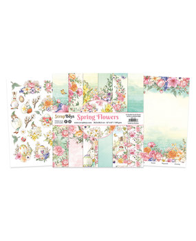ScrapBoys Spring Flowers 12x12 Inch Paper Pack (SPFL-08) (DISCONTINUED)
