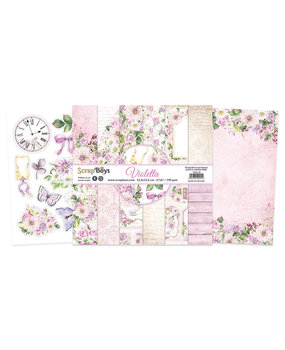 ScrapBoys Violetta 6x6 Inch Paper Pad (VIOL-09) (DISCONTINUED)