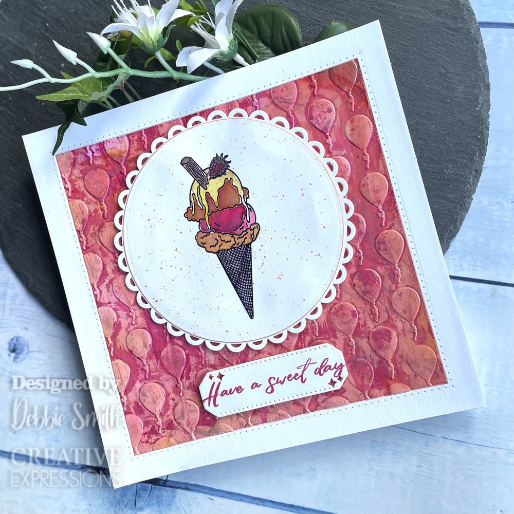 Creative Expressions Designer Boutique Clear Stamp A5 Sweet Day (UMSDB145) (OUTLET)