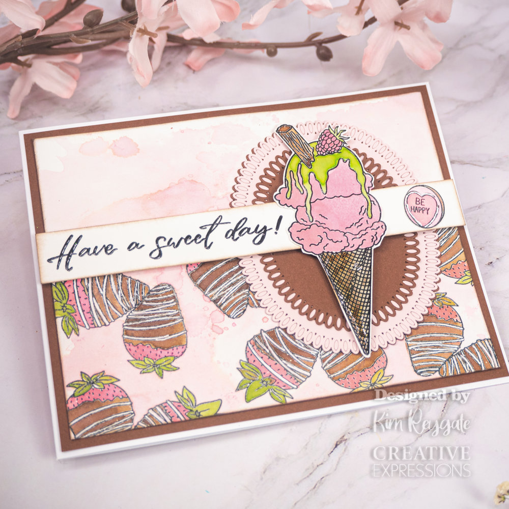 Creative Expressions Designer Boutique Clear Stamp A5 Sweet Day (UMSDB145) (OUTLET)