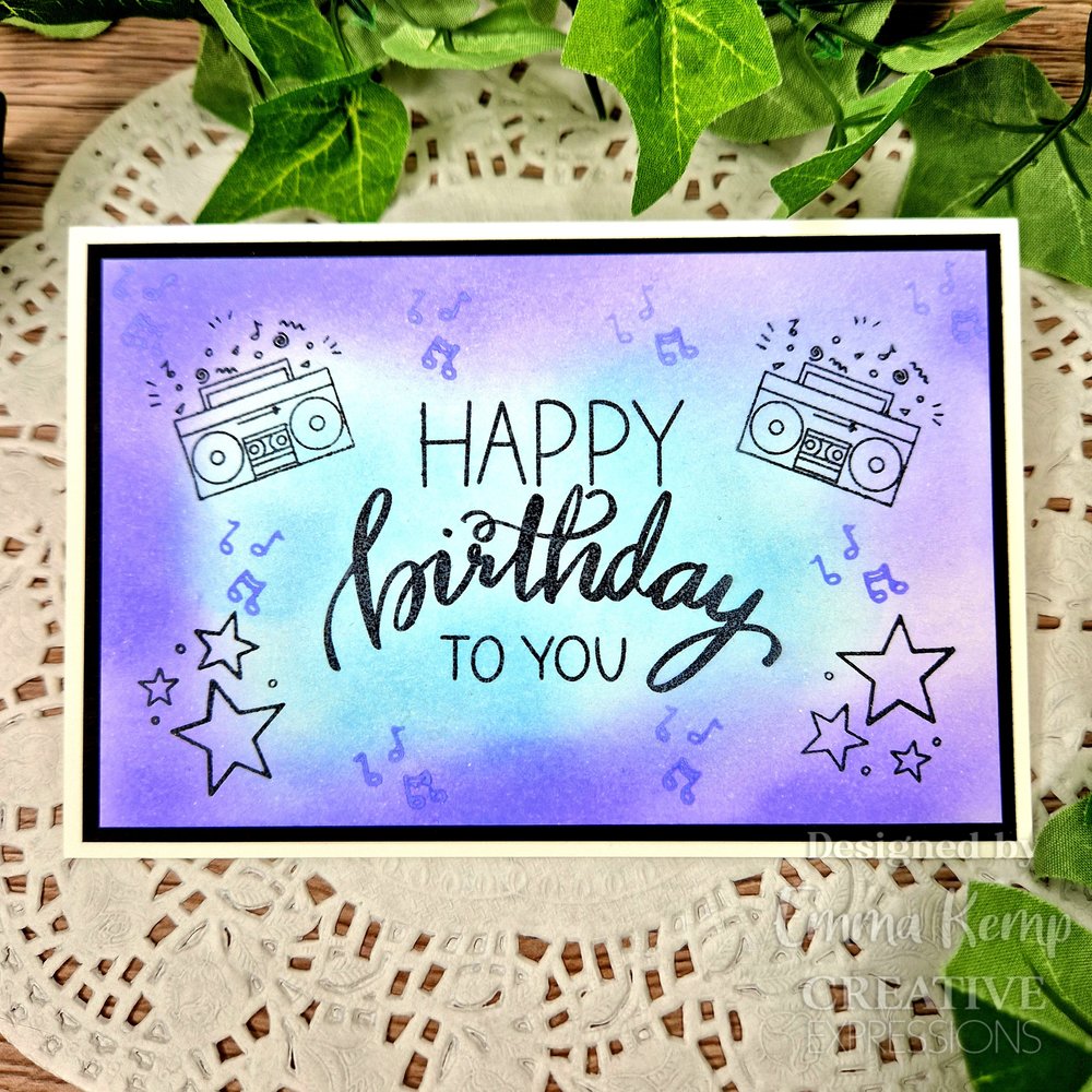 Creative Expressions Designer Boutique Clear Stamp A5 Musical Birthday (UMSDB147) (OUTLET) Creative Expressions Designer Boutique Clear Stamp A5 Musical Birthday (UMSDB147) (OUTLET)