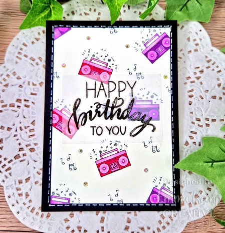 Creative Expressions Designer Boutique Clear Stamp A5 Musical Birthday (UMSDB147) (OUTLET) Creative Expressions Designer Boutique Clear Stamp A5 Musical Birthday (UMSDB147) (OUTLET)