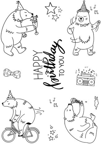 Creative Expressions Designer Boutique Clear Stamp A5 Musical Birthday (UMSDB147) (OUTLET) Creative Expressions Designer Boutique Clear Stamp A5 Musical Birthday (UMSDB147) (OUTLET)