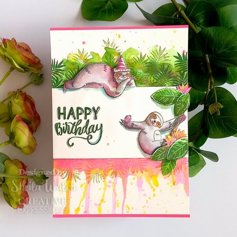 Creative Expressions Designer Boutique Clear Stamp A5 Happy Sloth Day (UMSDB148) (OUTLET) Creative Expressions Designer Boutique Clear Stamp A5 Happy Sloth Day (UMSDB148) (OUTLET)
