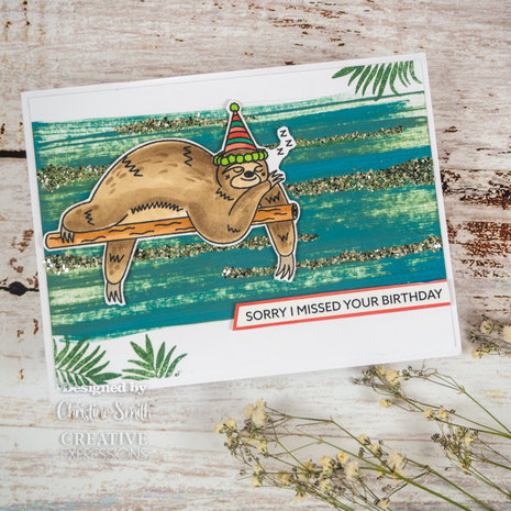 Creative Expressions Designer Boutique Clear Stamp A5 Happy Sloth Day (UMSDB148) (OUTLET) Creative Expressions Designer Boutique Clear Stamp A5 Happy Sloth Day (UMSDB148) (OUTLET)