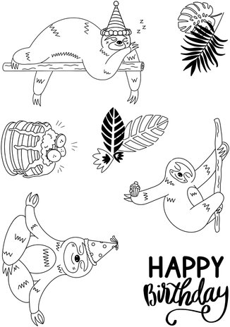 Creative Expressions Designer Boutique Clear Stamp A5 Happy Sloth Day (UMSDB148) (OUTLET) Creative Expressions Designer Boutique Clear Stamp A5 Happy Sloth Day (UMSDB148) (OUTLET)