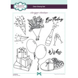 Creative Expressions Designer Boutique Clear Stamp A5 Birthday Wishes (UMSDB146) (OUTLET)