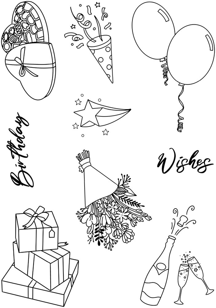 Creative Expressions Designer Boutique Clear Stamp A5 Birthday Wishes (UMSDB146) (OUTLET) Creative Expressions Designer Boutique Clear Stamp A5 Birthday Wishes (UMSDB146) (OUTLET)
