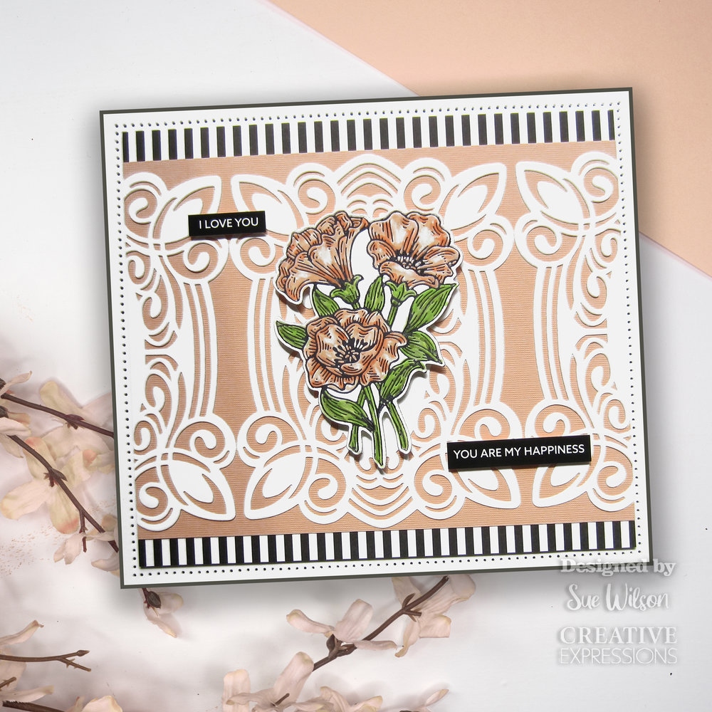 Creative Expressions Sue Wilson StampCuts Petunia (CEDSC014) (OUTLET) Creative Expressions Sue Wilson StampCuts Petunia (CEDSC014) (OUTLET)