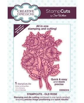 Creative Expressions Sue Wilson StampCuts Old Rose (CEDSC016) (OUTLET) Creative Expressions Sue Wilson StampCuts Old Rose (CEDSC016) (OUTLET)