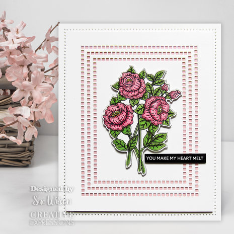 Creative Expressions Sue Wilson StampCuts Old Rose (CEDSC016) (OUTLET) Creative Expressions Sue Wilson StampCuts Old Rose (CEDSC016) (OUTLET)