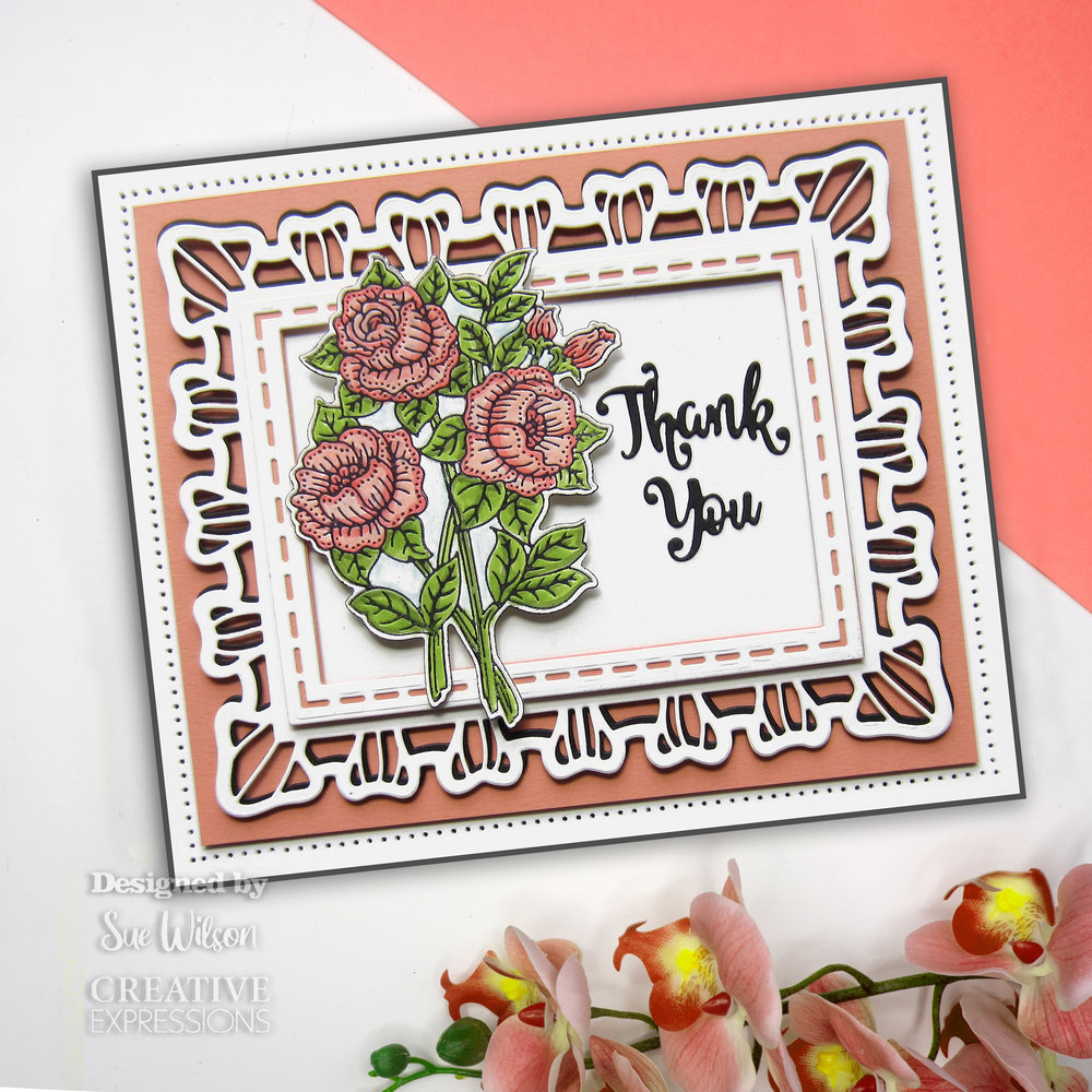 Creative Expressions Sue Wilson StampCuts Old Rose (CEDSC016) (OUTLET) Creative Expressions Sue Wilson StampCuts Old Rose (CEDSC016) (OUTLET)