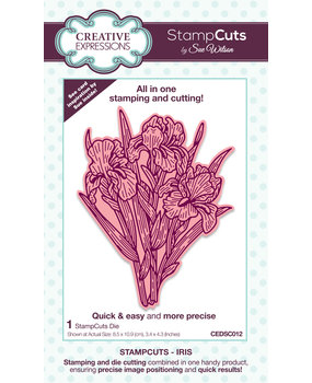 Creative Expressions Sue Wilson StampCuts Iris (CEDSC012) (OUTLET)