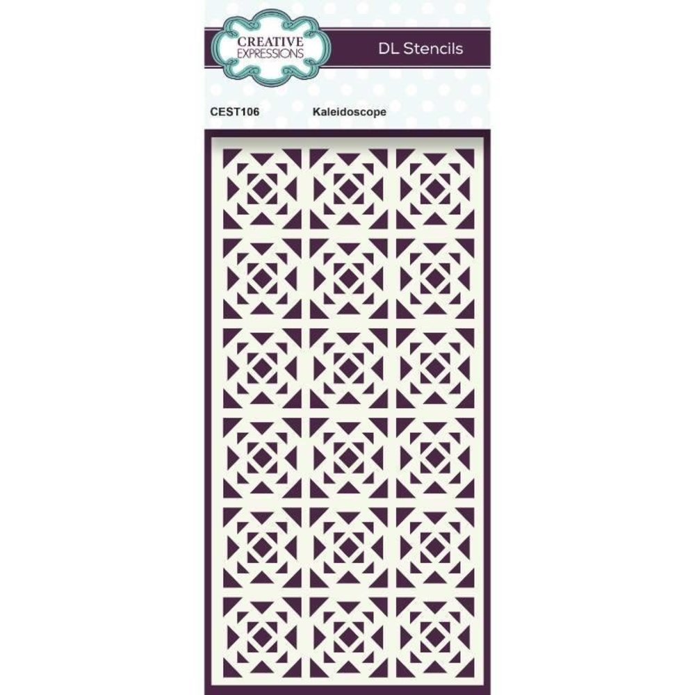 Creative Expressions DL Stencil Kaleidoscope (CEST106) (OUTLET) Creative Expressions DL Stencil Kaleidoscope (CEST106) (OUTLET)