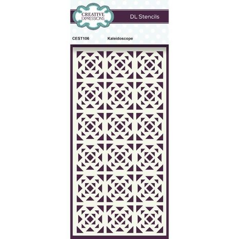 Creative Expressions DL Stencil Kaleidoscope (CEST106) (OUTLET) Creative Expressions DL Stencil Kaleidoscope (CEST106) (OUTLET)