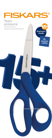 Fiskars Scissors Teen +15 Blue 20cm (1067864) (DISCONTINUED) Fiskars Scissors Teen +15 Blue 20cm (1067864) (DISCONTINUED)