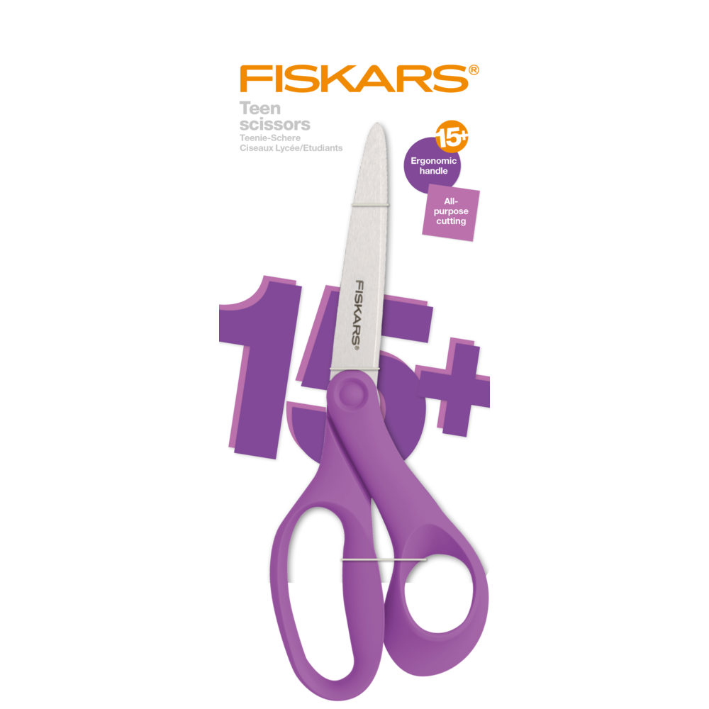 Fiskars • Teen Scissors Teal 20cm for +15 years old